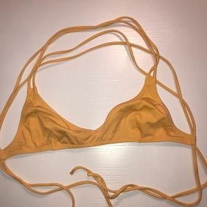 J Crew Yellow Bikini Top